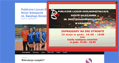 Desktop Screenshot of dominik.edu.pl