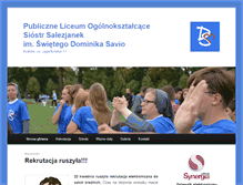 Tablet Screenshot of dominik.edu.pl
